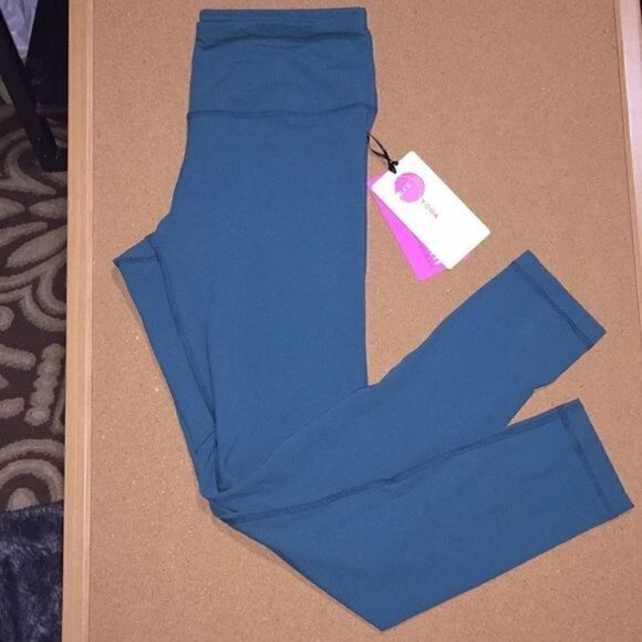 YOGALICIOUS Green leggings , L - Picture 1 of 5